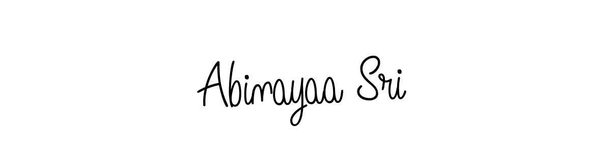 Design your own signature with our free online signature maker. With this signature software, you can create a handwritten (Angelique-Rose-font-FFP) signature for name Abinayaa Sri. Abinayaa Sri signature style 5 images and pictures png