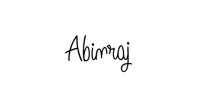 Design your own signature with our free online signature maker. With this signature software, you can create a handwritten (Angelique-Rose-font-FFP) signature for name Abinraj. Abinraj signature style 5 images and pictures png