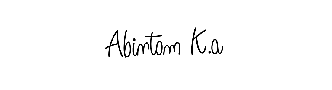 You can use this online signature creator to create a handwritten signature for the name Abintom K.a. This is the best online autograph maker. Abintom K.a signature style 5 images and pictures png