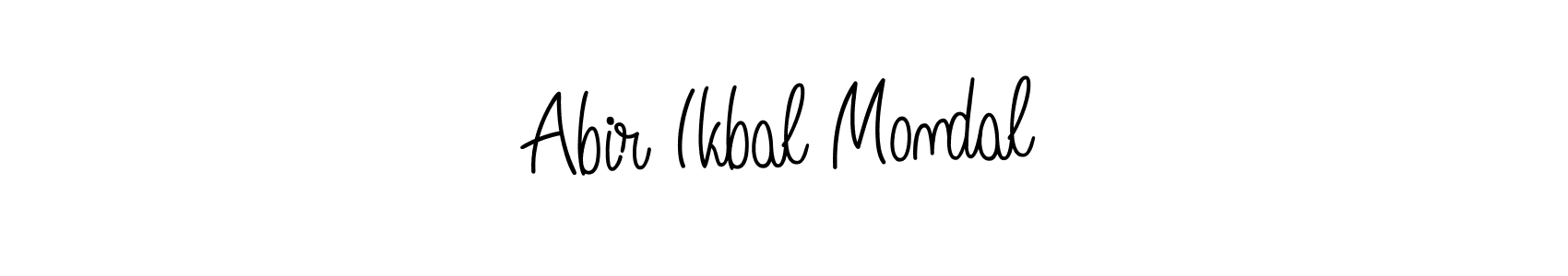 Abir Ikbal Mondal stylish signature style. Best Handwritten Sign (Angelique-Rose-font-FFP) for my name. Handwritten Signature Collection Ideas for my name Abir Ikbal Mondal. Abir Ikbal Mondal signature style 5 images and pictures png