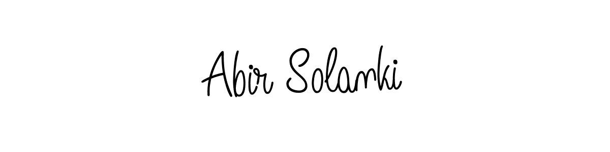 Make a short Abir Solanki signature style. Manage your documents anywhere anytime using Angelique-Rose-font-FFP. Create and add eSignatures, submit forms, share and send files easily. Abir Solanki signature style 5 images and pictures png