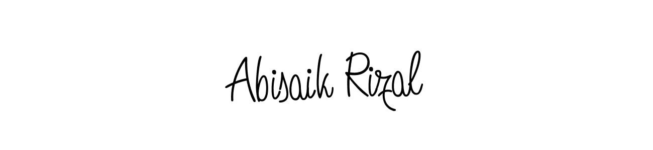 This is the best signature style for the Abisaik Rizal name. Also you like these signature font (Angelique-Rose-font-FFP). Mix name signature. Abisaik Rizal signature style 5 images and pictures png