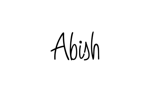 How to Draw Abish signature style? Angelique-Rose-font-FFP is a latest design signature styles for name Abish. Abish signature style 5 images and pictures png