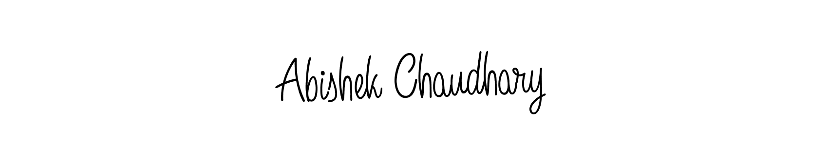 How to Draw Abishek Chaudhary signature style? Angelique-Rose-font-FFP is a latest design signature styles for name Abishek Chaudhary. Abishek Chaudhary signature style 5 images and pictures png