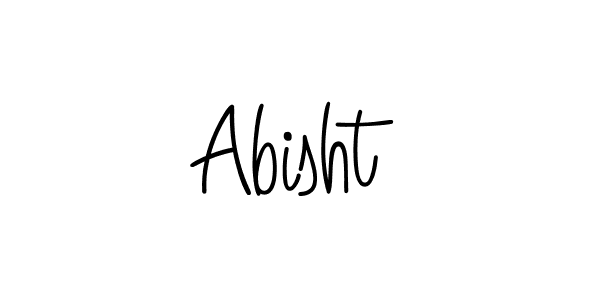 How to make Abisht signature? Angelique-Rose-font-FFP is a professional autograph style. Create handwritten signature for Abisht name. Abisht signature style 5 images and pictures png