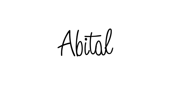 Best and Professional Signature Style for Abital. Angelique-Rose-font-FFP Best Signature Style Collection. Abital signature style 5 images and pictures png