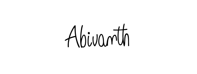 Use a signature maker to create a handwritten signature online. With this signature software, you can design (Angelique-Rose-font-FFP) your own signature for name Abivanth. Abivanth signature style 5 images and pictures png