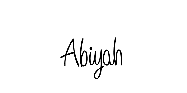 How to make Abiyah signature? Angelique-Rose-font-FFP is a professional autograph style. Create handwritten signature for Abiyah name. Abiyah signature style 5 images and pictures png