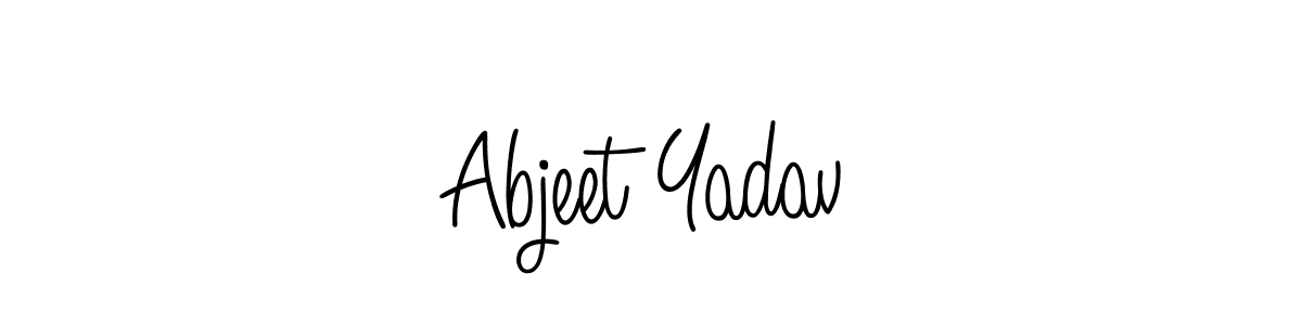 You can use this online signature creator to create a handwritten signature for the name Abjeet Yadav. This is the best online autograph maker. Abjeet Yadav signature style 5 images and pictures png
