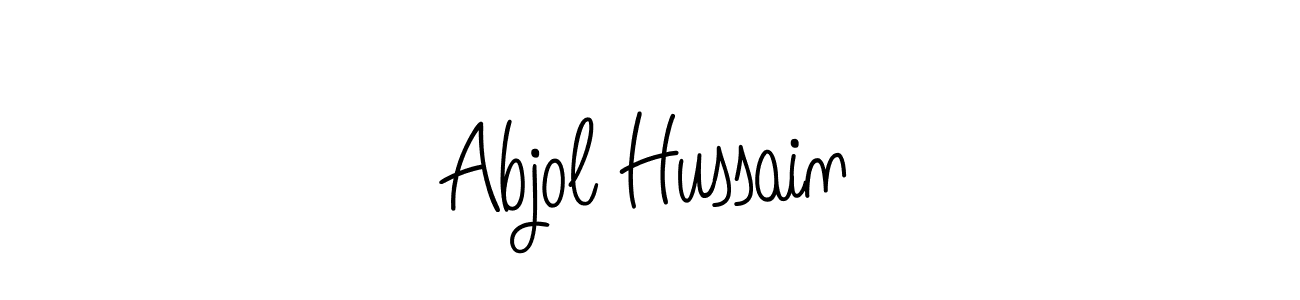 Here are the top 10 professional signature styles for the name Abjol Hussain. These are the best autograph styles you can use for your name. Abjol Hussain signature style 5 images and pictures png