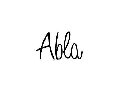 Create a beautiful signature design for name Abla. With this signature (Angelique-Rose-font-FFP) fonts, you can make a handwritten signature for free. Abla signature style 5 images and pictures png