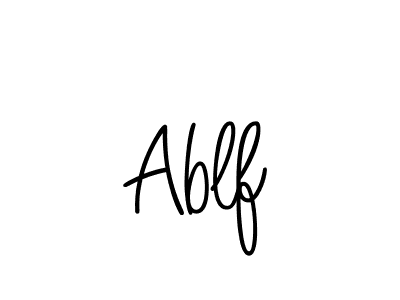 How to make Ablf signature? Angelique-Rose-font-FFP is a professional autograph style. Create handwritten signature for Ablf name. Ablf signature style 5 images and pictures png