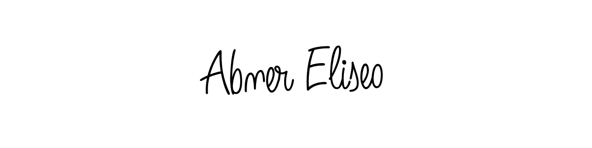 Create a beautiful signature design for name Abner Eliseo. With this signature (Angelique-Rose-font-FFP) fonts, you can make a handwritten signature for free. Abner Eliseo signature style 5 images and pictures png
