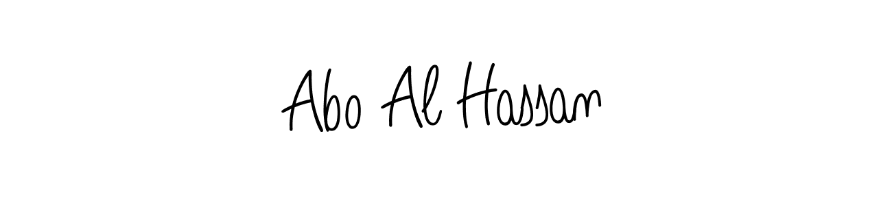 Check out images of Autograph of Abo Al Hassan name. Actor Abo Al Hassan Signature Style. Angelique-Rose-font-FFP is a professional sign style online. Abo Al Hassan signature style 5 images and pictures png