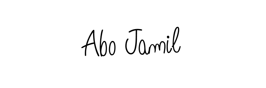 Here are the top 10 professional signature styles for the name Abo Jamil. These are the best autograph styles you can use for your name. Abo Jamil signature style 5 images and pictures png