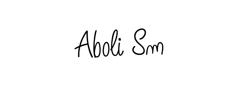 Best and Professional Signature Style for Aboli Sm. Angelique-Rose-font-FFP Best Signature Style Collection. Aboli Sm signature style 5 images and pictures png