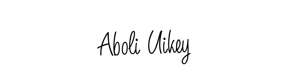 Once you've used our free online signature maker to create your best signature Angelique-Rose-font-FFP style, it's time to enjoy all of the benefits that Aboli Uikey name signing documents. Aboli Uikey signature style 5 images and pictures png