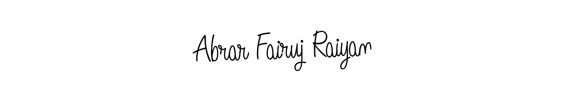 This is the best signature style for the Abrar Fairuj Raiyan name. Also you like these signature font (Angelique-Rose-font-FFP). Mix name signature. Abrar Fairuj Raiyan signature style 5 images and pictures png