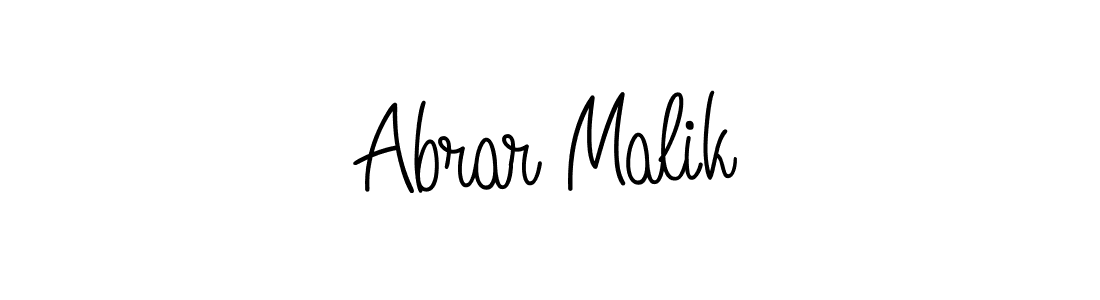Also we have Abrar Malik name is the best signature style. Create professional handwritten signature collection using Angelique-Rose-font-FFP autograph style. Abrar Malik signature style 5 images and pictures png