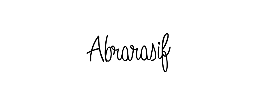 Create a beautiful signature design for name Abrarasif. With this signature (Angelique-Rose-font-FFP) fonts, you can make a handwritten signature for free. Abrarasif signature style 5 images and pictures png