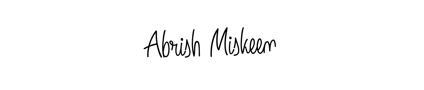 Also You can easily find your signature by using the search form. We will create Abrish Miskeen name handwritten signature images for you free of cost using Angelique-Rose-font-FFP sign style. Abrish Miskeen signature style 5 images and pictures png