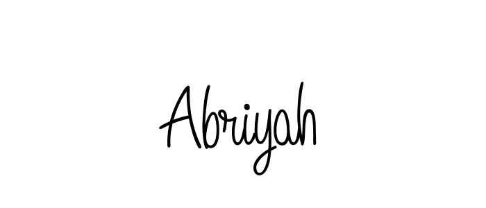 Make a beautiful signature design for name Abriyah. Use this online signature maker to create a handwritten signature for free. Abriyah signature style 5 images and pictures png