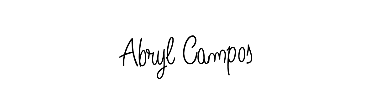 Make a beautiful signature design for name Abryl Campos. Use this online signature maker to create a handwritten signature for free. Abryl Campos signature style 5 images and pictures png