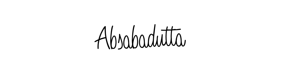 Check out images of Autograph of Absabadutta name. Actor Absabadutta Signature Style. Angelique-Rose-font-FFP is a professional sign style online. Absabadutta signature style 5 images and pictures png