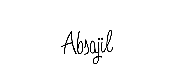 Here are the top 10 professional signature styles for the name Absajil. These are the best autograph styles you can use for your name. Absajil signature style 5 images and pictures png