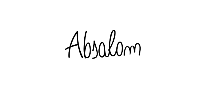 if you are searching for the best signature style for your name Absalom. so please give up your signature search. here we have designed multiple signature styles  using Angelique-Rose-font-FFP. Absalom signature style 5 images and pictures png
