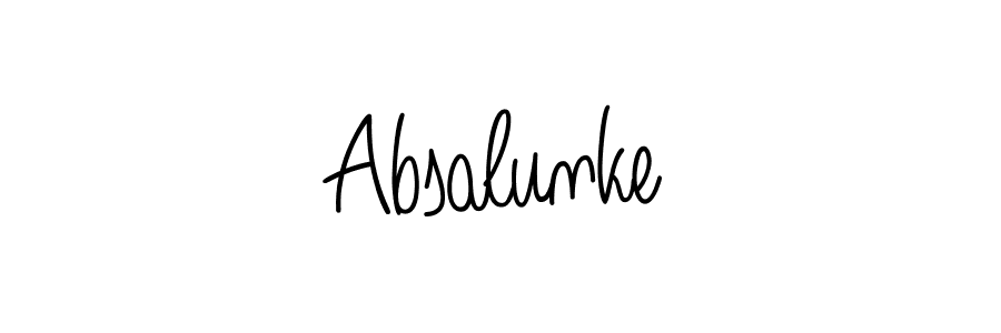 Angelique-Rose-font-FFP is a professional signature style that is perfect for those who want to add a touch of class to their signature. It is also a great choice for those who want to make their signature more unique. Get Absalunke name to fancy signature for free. Absalunke signature style 5 images and pictures png