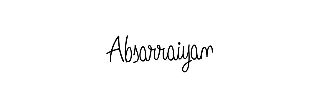 Also we have Absarraiyan name is the best signature style. Create professional handwritten signature collection using Angelique-Rose-font-FFP autograph style. Absarraiyan signature style 5 images and pictures png