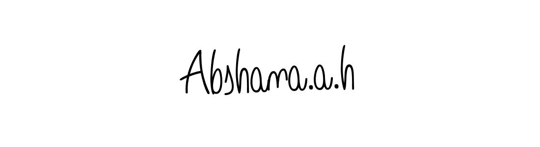 Make a short Abshana.a.h signature style. Manage your documents anywhere anytime using Angelique-Rose-font-FFP. Create and add eSignatures, submit forms, share and send files easily. Abshana.a.h signature style 5 images and pictures png