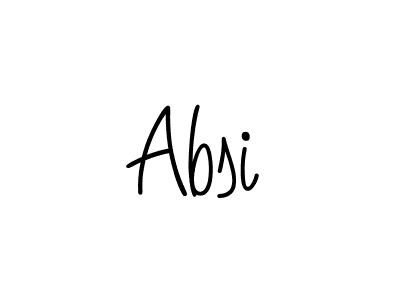 Once you've used our free online signature maker to create your best signature Angelique-Rose-font-FFP style, it's time to enjoy all of the benefits that Absi name signing documents. Absi signature style 5 images and pictures png