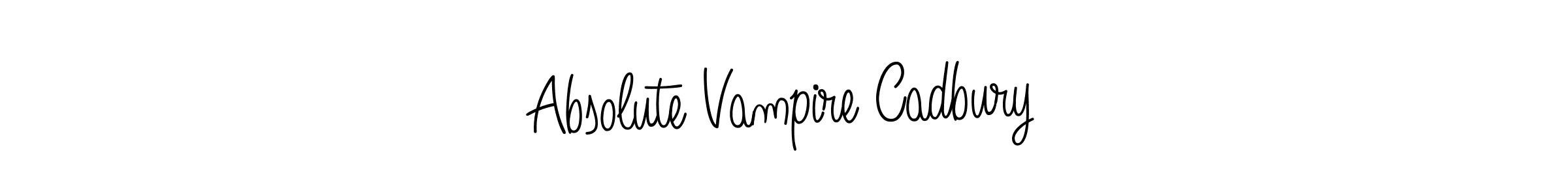 Once you've used our free online signature maker to create your best signature Angelique-Rose-font-FFP style, it's time to enjoy all of the benefits that Absolute Vampire Cadbury name signing documents. Absolute Vampire Cadbury signature style 5 images and pictures png
