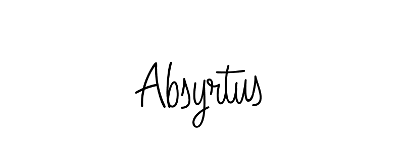 Make a beautiful signature design for name Absyrtus. Use this online signature maker to create a handwritten signature for free. Absyrtus signature style 5 images and pictures png