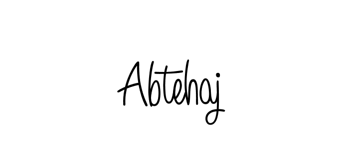 You should practise on your own different ways (Angelique-Rose-font-FFP) to write your name (Abtehaj) in signature. don't let someone else do it for you. Abtehaj signature style 5 images and pictures png