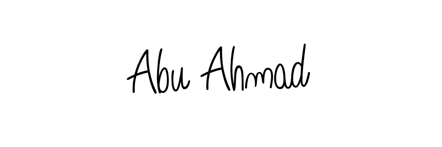 How to make Abu Ahmad signature? Angelique-Rose-font-FFP is a professional autograph style. Create handwritten signature for Abu Ahmad name. Abu Ahmad signature style 5 images and pictures png