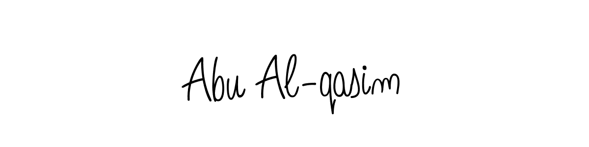 Use a signature maker to create a handwritten signature online. With this signature software, you can design (Angelique-Rose-font-FFP) your own signature for name Abu Al-qasim. Abu Al-qasim signature style 5 images and pictures png