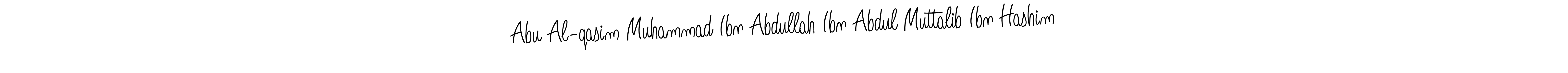 Make a beautiful signature design for name Abu Al-qasim Muhammad Ibn Abdullah Ibn Abdul Muttalib Ibn Hashim. Use this online signature maker to create a handwritten signature for free. Abu Al-qasim Muhammad Ibn Abdullah Ibn Abdul Muttalib Ibn Hashim signature style 5 images and pictures png