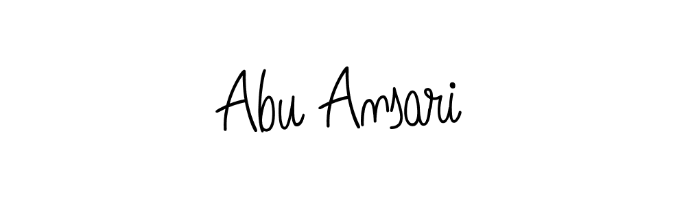 Make a beautiful signature design for name Abu Ansari. Use this online signature maker to create a handwritten signature for free. Abu Ansari signature style 5 images and pictures png