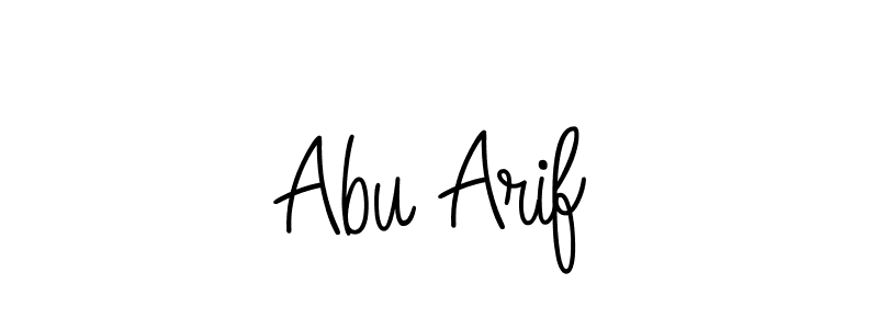 Make a beautiful signature design for name Abu Arif. Use this online signature maker to create a handwritten signature for free. Abu Arif signature style 5 images and pictures png