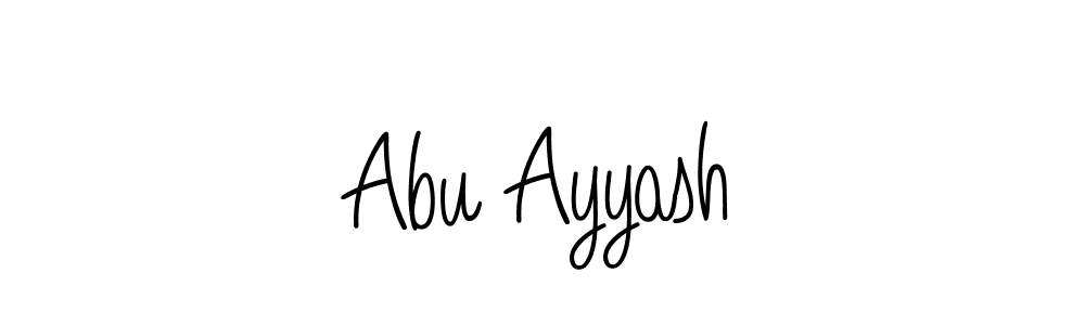 Design your own signature with our free online signature maker. With this signature software, you can create a handwritten (Angelique-Rose-font-FFP) signature for name Abu Ayyash. Abu Ayyash signature style 5 images and pictures png