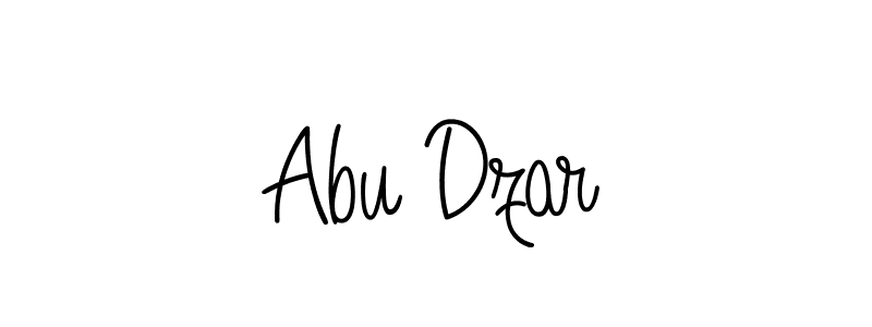 Also we have Abu Dzar name is the best signature style. Create professional handwritten signature collection using Angelique-Rose-font-FFP autograph style. Abu Dzar signature style 5 images and pictures png