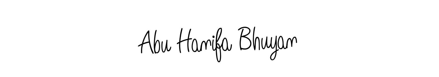 Design your own signature with our free online signature maker. With this signature software, you can create a handwritten (Angelique-Rose-font-FFP) signature for name Abu Hanifa Bhuyan. Abu Hanifa Bhuyan signature style 5 images and pictures png