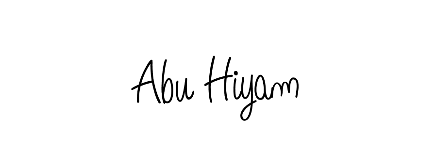 Design your own signature with our free online signature maker. With this signature software, you can create a handwritten (Angelique-Rose-font-FFP) signature for name Abu Hiyam. Abu Hiyam signature style 5 images and pictures png