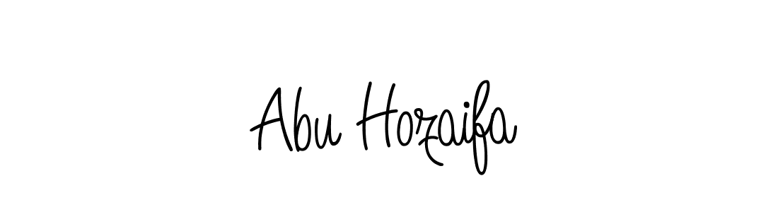 Angelique-Rose-font-FFP is a professional signature style that is perfect for those who want to add a touch of class to their signature. It is also a great choice for those who want to make their signature more unique. Get Abu Hozaifa name to fancy signature for free. Abu Hozaifa signature style 5 images and pictures png