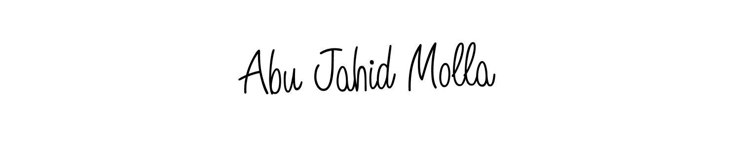 Also You can easily find your signature by using the search form. We will create Abu Jahid Molla name handwritten signature images for you free of cost using Angelique-Rose-font-FFP sign style. Abu Jahid Molla signature style 5 images and pictures png