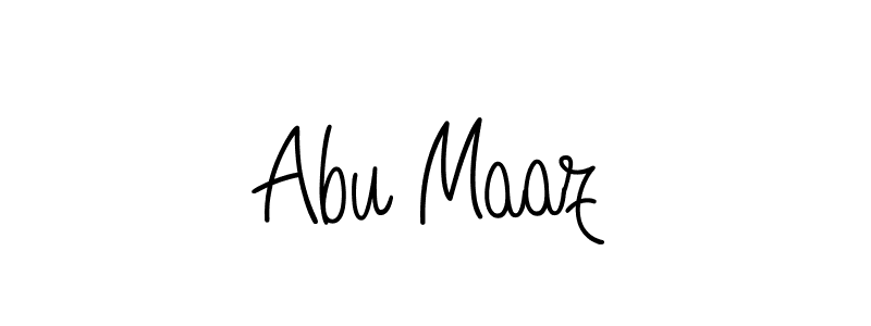 Angelique-Rose-font-FFP is a professional signature style that is perfect for those who want to add a touch of class to their signature. It is also a great choice for those who want to make their signature more unique. Get Abu Maaz name to fancy signature for free. Abu Maaz signature style 5 images and pictures png