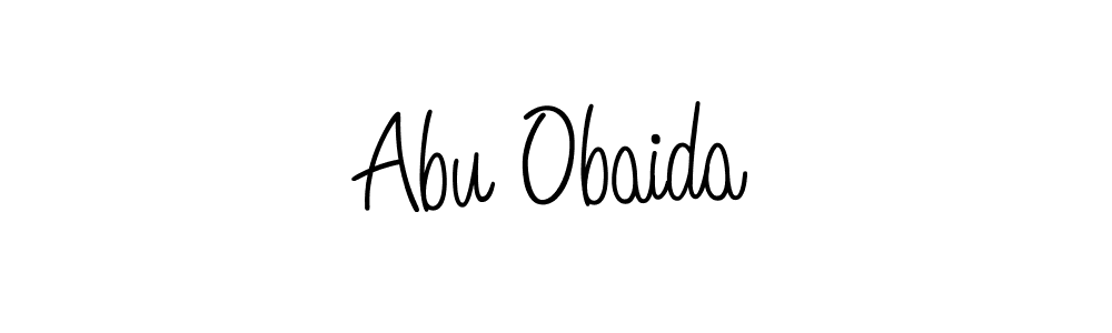Make a beautiful signature design for name Abu Obaida. Use this online signature maker to create a handwritten signature for free. Abu Obaida signature style 5 images and pictures png